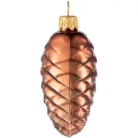 Елочная игрушка &laquo;Шишка&raquo;, коричневая
