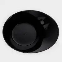 Форма пластиковая одноразовая для фуршета &laquo;Содо&raquo;, 50 мл, 9,5 см, чёрная