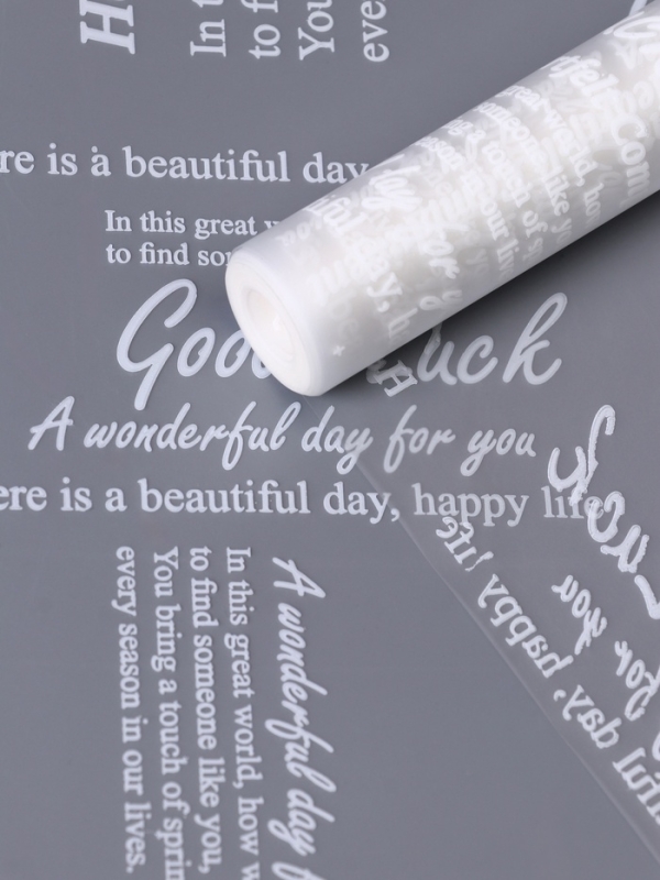 Пленка для цветов, матовая,&laquo;Комплимент&raquo; белый, 0.6&times;10 м