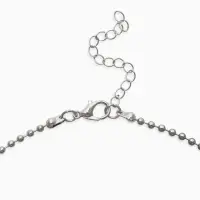 Кулон детский &laquo;Выбражулька. Мишка&raquo;, 40 см, коричневый в серебре