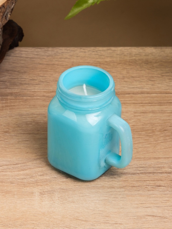 Свеча вотивная в стеклянной баночке, 100 г, бергамот