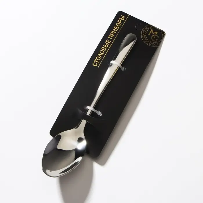 Ложка чайная из нержавеющей стали Magistro &laquo;Джентри&raquo;, длина 16 см, цвет серебряный