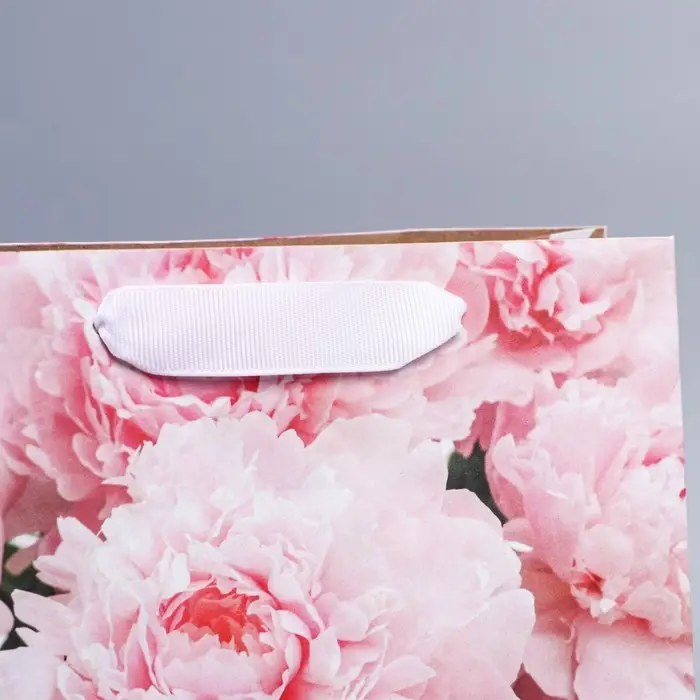 Пакет подарочный крафтовый, упаковка, &laquo;8 марта&raquo;, MS 23 х 18 х 10 см