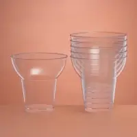 Форма пластиковая одноразовая для фуршета &laquo;Кубок&raquo;, 250 мл, прозрачная