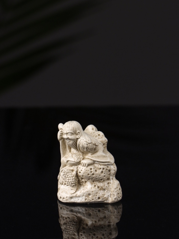 Набор фигур "Нэцкэ" 20х10х7 см, бежевый