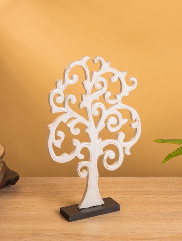 Панно &laquo;Древо&raquo;, 31&times;19&times;1 см, МДФ, белое