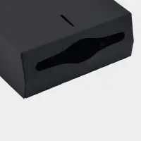 Диспенсер для бумажных полотенец в листах St&ouml;lz, 28.5&times;26.5&times;10 см, нержавеющая сталь, чёрный