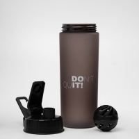 Шейкер, серия: Energy, Don`t quit, 800 мл, 7.7 х 23.5 см, черный