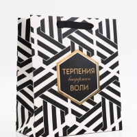 Пакет подарочный вертикальный "Пожелания", 23 &times; 27 &times; 11.5 см