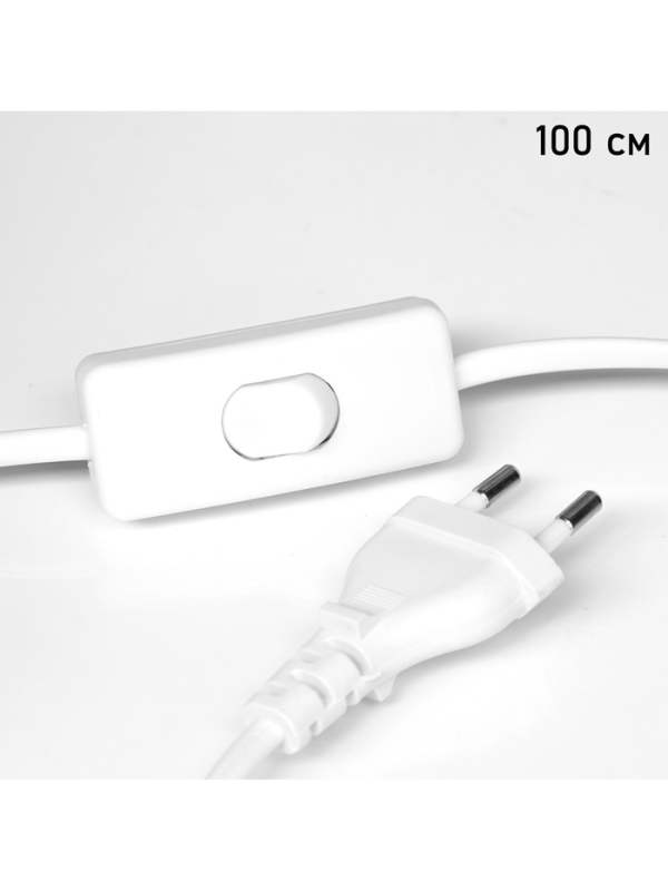 Лампа настольная "Афина" 1х40Вт Е14 белый 13х13х26см МОДЕЛЬ: