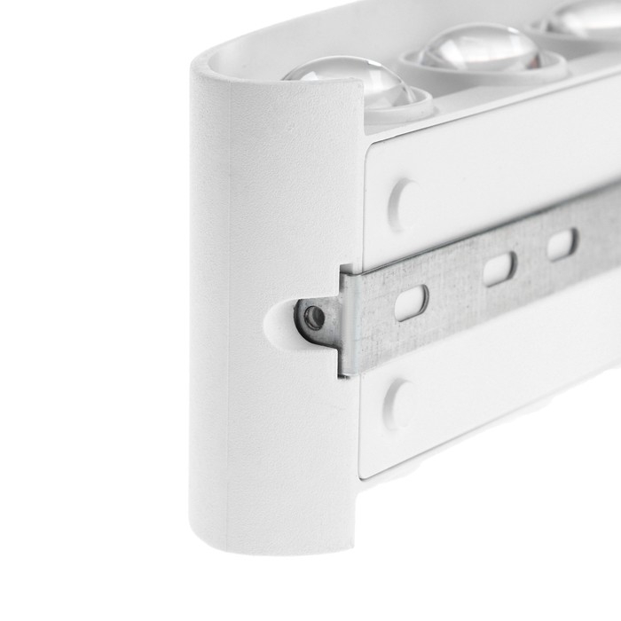 Светильник фасадный &laquo;Полусфера&raquo;, FSD-066, 10 Вт, 3000К, 5 лучей, IP65, 220 В, пластик, белый   10084