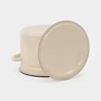 Кастр.цил.борт. 7л (слоновая)Без декора