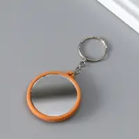 Брелок резина с зеркалом "Капибара" МИКС 4,2х4,2х0,6 см