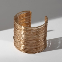 Браслет &laquo;Манжета&raquo; нити, цвет золото