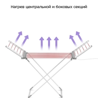 Электрическая сушилка для белья КТ-6560 - 230 Вт