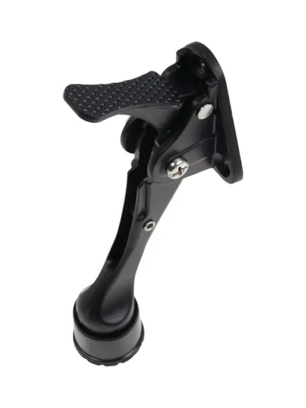 Фиксатор дверной LOCKLAND &ldquo;козья ножка&rdquo;, с автоподъемом, цвет черный