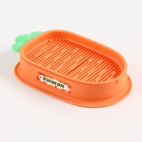 Проращиватель травы для кошеек 15 х 10 х 4 (семена овса), оранжевый