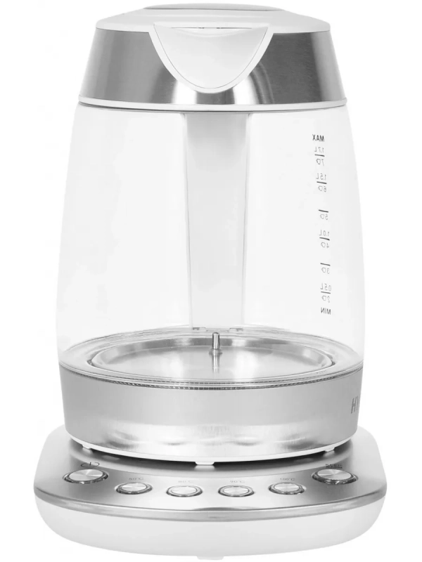 Чайник HYK-G4033 1.7л. 2200Вт белый