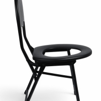 Стул - туалет туристический Maclay складной, со спинкой, 38&times;32&times;77 см, до 75 кг