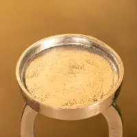 Подсвечник "Эллипс" 9х8,5х24,5 см, d 7,5 см, алюминий, мрамор