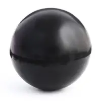 Игрушка "Цельнорезиновый мяч", 8 см, черный