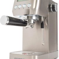 Кофеварка рожковая HEM-9990 серебристый