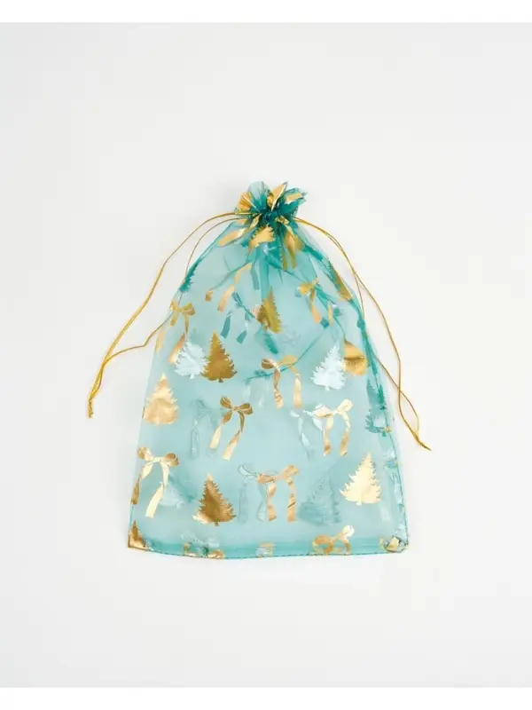 Мешочек подарочный органза &laquo;Новогоднее настроение&raquo;, 20 &times; 30 см