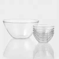 Набор из 5 салатников "Космос" (4*12,5 см и 23 см)