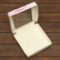 Коробка складная &laquo;Снежинка&raquo;, 20&times;20&times;4 см