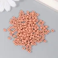 Бисер стекло 6/0 "Абрикосовый лёд" 15 гр