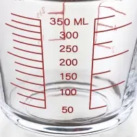 Кувшин мерный из жаропрочного стекла "Классика" 350 мл, 15х10,5х9 см