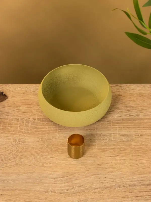 Подсвечник на 1 свечу на магнитах "Олива" 11х11х4 см