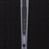 Набор одноразовых вилок, 18 см, 10 шт, цвет прозрачный