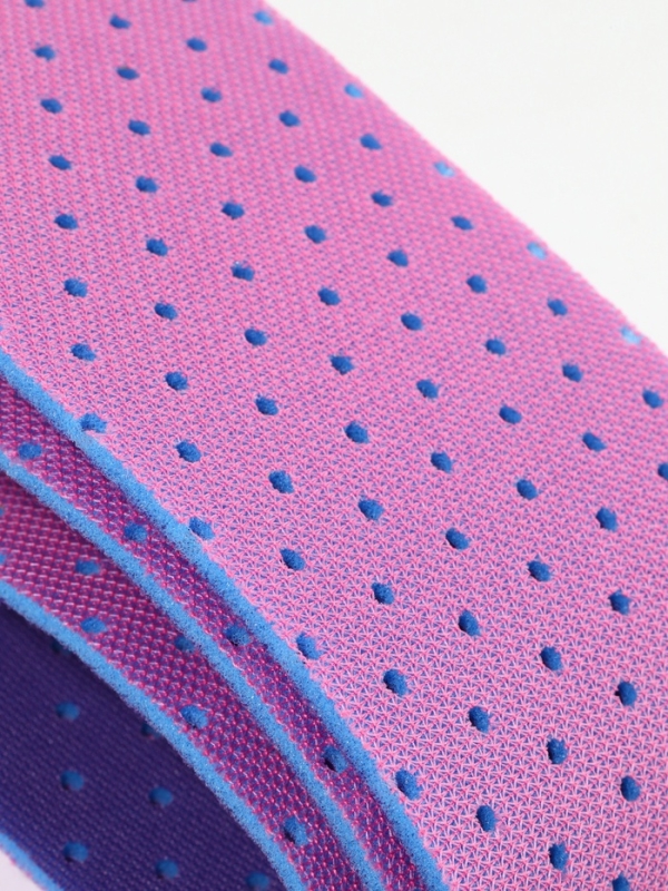 Стельки для обуви, дышащие, для вырезания, в рулоне, 150&times;9 см, фиолетовый/розовый