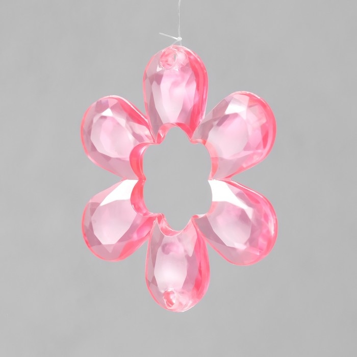 Музыка ветра пластик "Бабочка с цветком" МИКС 4 трубки 40 см