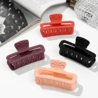 Краб для волос &laquo;Матовый&raquo;, узор прямой, 7.5 см, микс