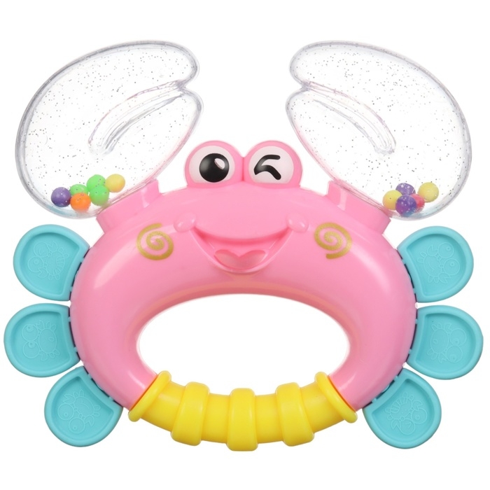 Погремушка &laquo;Крабик&raquo;, цвет МИКС, Крошка Я, 12 см