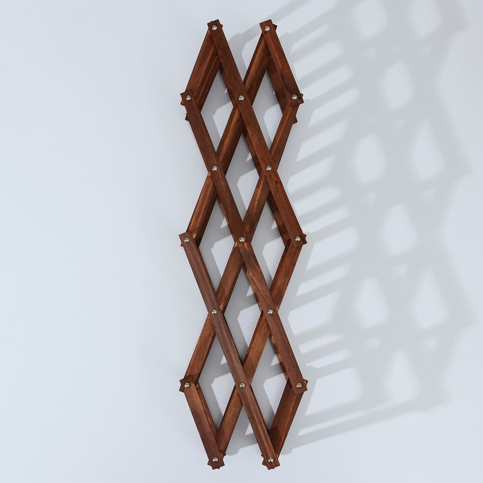 Подставка для бутылок Доляна &laquo;Бордо&raquo;, цвет коричневый