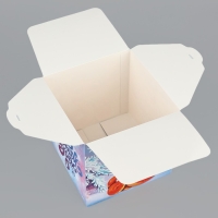 Новый год. Коробка подарочная новогодняя складная &laquo;Змея 2025&raquo;, 18 х 18 х 18 см, Новый год