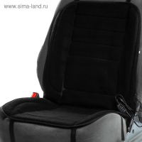 Накидка с подогревом TORSO, 12 В, регулятор, провод 120 см, иск. мех,  черный