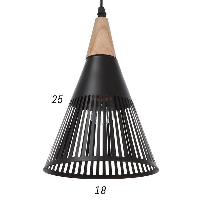 Светильник BayerLux 2234/1BK E27 40Вт черный 18х18х100 см