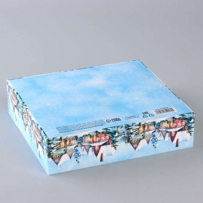 Коробка новогодняя складная &laquo;Шар чудес&raquo; 20 х18 х 5 см, Новый год