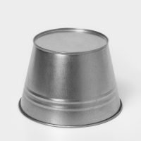 Кашпо оцинкованное, 3 л, ГОСТ