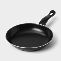 Набор сковород &laquo;Жаклин&raquo;, 3 предмета: 20/25/30&times;4 см, антипригарное покрытие, цвет чёрный