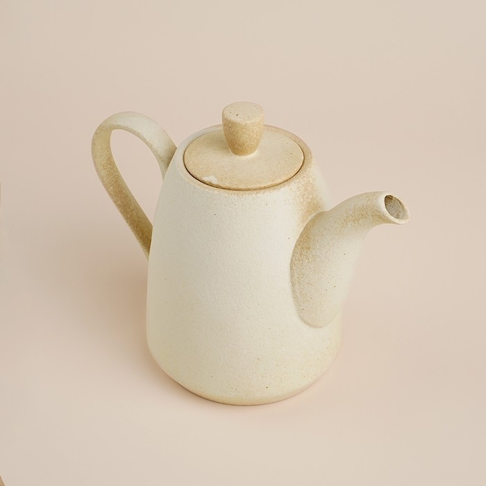 Чайник заварочный фарфоровый SL Home &laquo;Волны Сардинии&raquo;, 1,3 л, 23&times;12,5&times;18,4 см, цвет бежевый