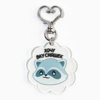 Брелок для ключей акриловый &laquo;Енот&raquo;, 5 х 4,9 см