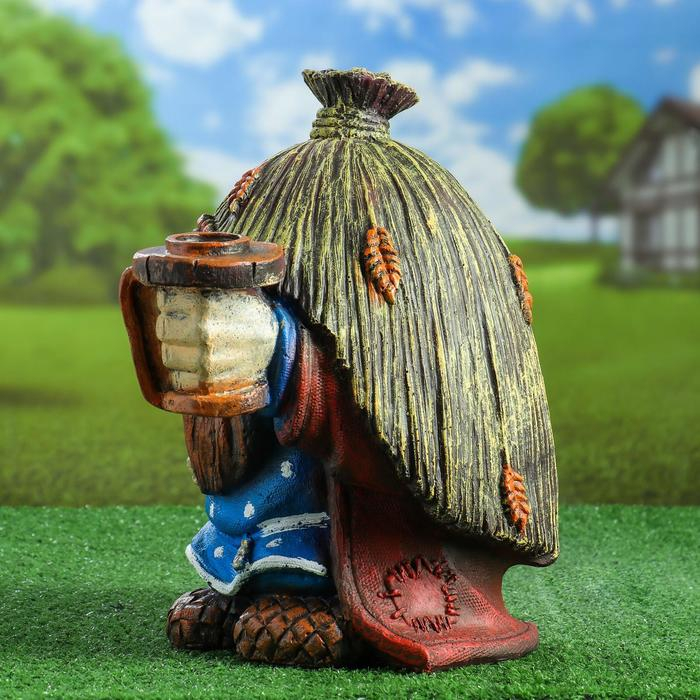 Садовая фигура "Домовой" 38х27х25см