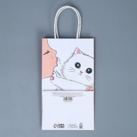 Пакет подарочный крафтовый, упаковка, &laquo;Мягкая моя&raquo;, 12 х 21 х 9 см