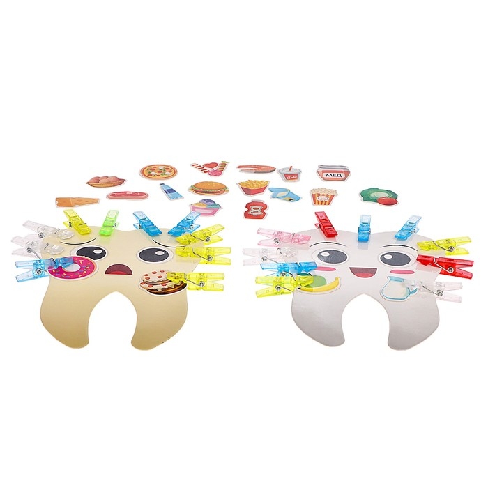 IQ-игра с прищепками &laquo;Вредное и полезное&raquo;