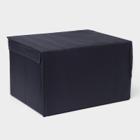 Короб для хранения с крышкой LaDо́m, 40&times;30&times;25 см, цвет графитовый